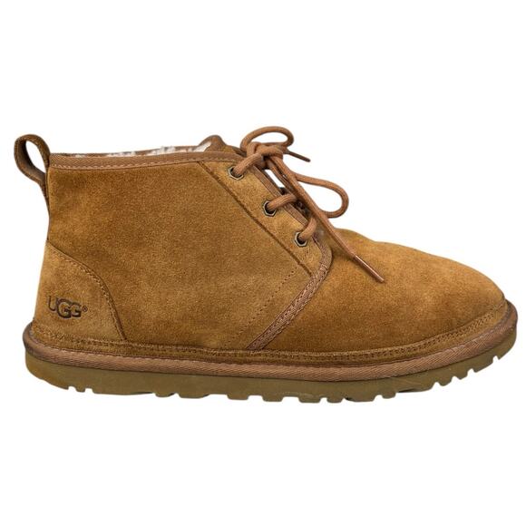 UGG Men’s Neumel Brown Suede Chukka Boot Size US 9 - Picture 1 of 10